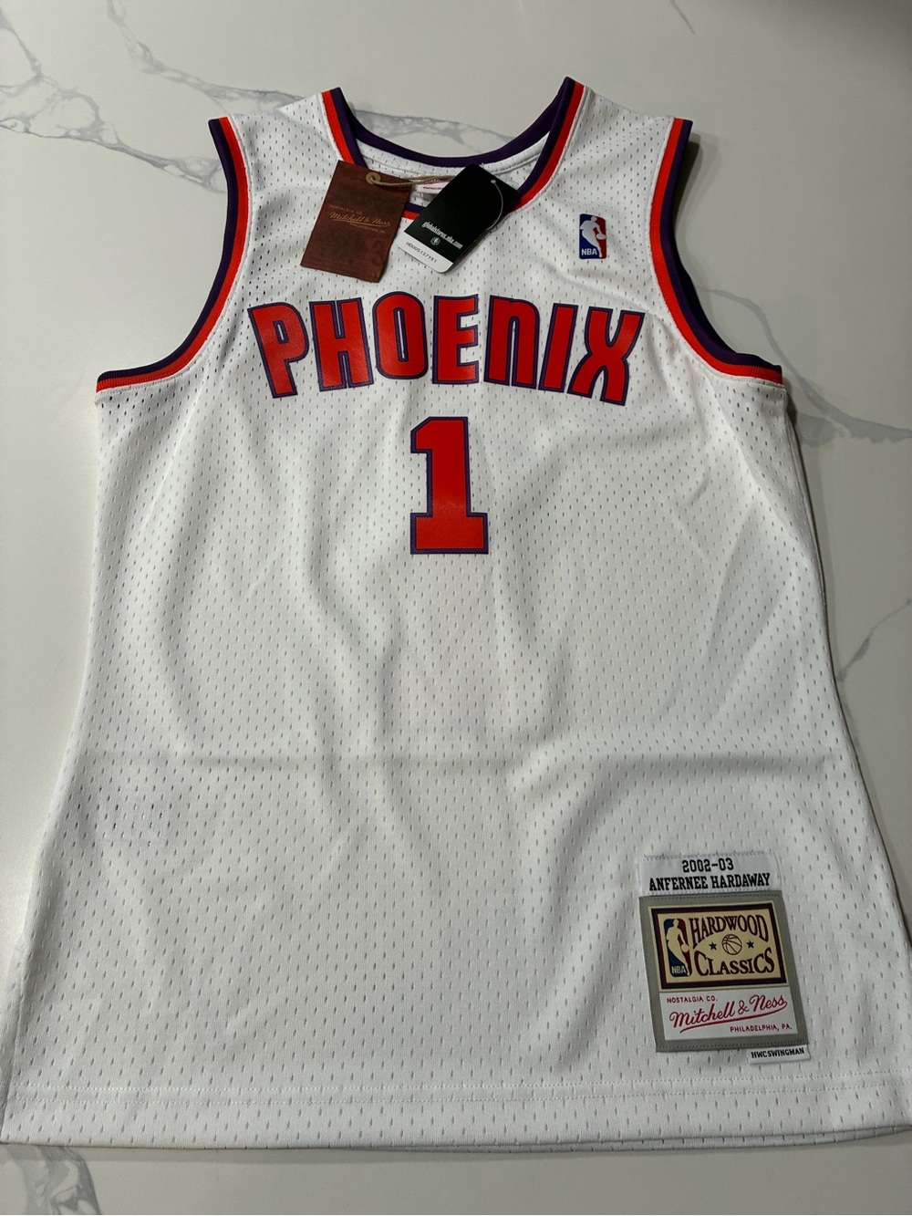 Phoenix Suns Men’s Penny Hardaway Mitchell & Ness Jersey Retails For $135